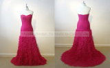 a-Line Shirring Tulle Evening Dress Prom Dress