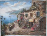 Home Decor Wall Art Mediterranean Oil Painting (EMD-053)