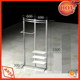 Stainless Steel Display Rack Metal Shop Fitting