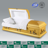 Luxes Golden Casket Funeral Wooden Caskets