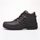 High Quantity Industrial Full PU Leather Worker Footwear Safety Shoes