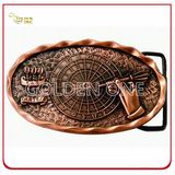 Superior Antique Copper Plated 3D Metal Belt Buckle