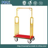 Stainless Steel Titanium Concierge Birdcage Cart Luggage Trolley