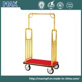 Stainless Steel Titanium Concierge Birdcage Cart Luggage Trolley