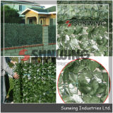 Outdoor Wall Artificial Green Leaf Fence Hedge