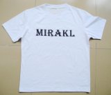 Printed White Cotton T-Shirts for Men (M290)