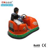 Two Children Sitting Red Electric Race Car with MP3 Music