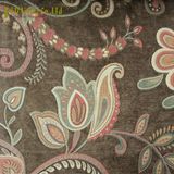 Deluxe American Style Jacquard Floral Chenille Upholstery Sofa Fabric