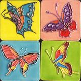 Hand Painted Ceramic Fridge Magnet (MN09) 