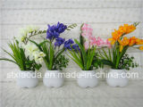 Artificial Plastic Potted Flower (XD14-157)