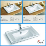 Two Sizes Special Price Bathroom Porcelain Vanity Top Sink (S5510)