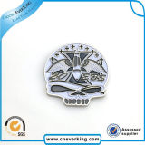 Slivery Mini Design Special Logo Metal Badge Promotion Gift