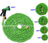 Expandable Garden Hose with Brass Ends (50FT; latex)