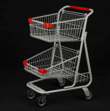 Double Basket Shopping Cart