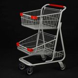 Double Basket Shopping Cart