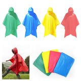 Promotional Lightweight PVC Raincoat / Rain Poncho with Hood