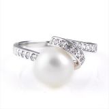 Simple Design High Quality Pearl Ring