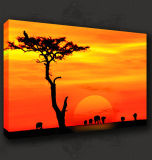 Sunset Canvas Prints with Home Decoration Painting