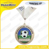 2013 Soccer Medal with Soft Enamel