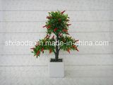 Artificial Plastic Chilli Bonsai (XD14-29)