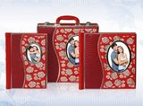 Red Leather Lover Photos Album with Briefcase (PA-012)