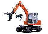 Excavator Excavators Full Drive Hydraulic Wheel Excavator (JG608S)