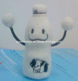 Hands up White Plush Toy