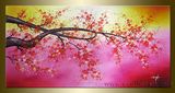 Home Decorative Floral Canvas Oil Painting (FL1-128)