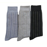 Cotton Men Socks with Vertical Bar Ms-96