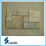 Natural Yellow Wooden Slate Tile for Flooring (CM-8)