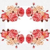 Flower Color Printed Paper Napkin (HC017)