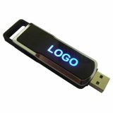 Shiny Logo LED Light USB Flash Drive Memory USB Flash Disk