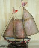 Boat Metal Figurine Decoration Art (RCXM82029)
