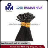 Natural Black I Tip Long Brazilian Virgin Hair / Human Hair