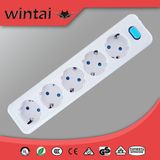 European 5 Ways Multi Plug Socket with Switch (EU-305)