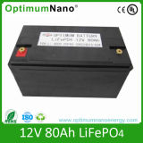 12V 80ah LiFePO4 Battery Used for UPS, Back Power