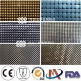 Aluminum Sequin Linked Decorative Colorful Metal Cloth