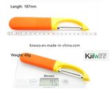 Stainless Steel Apple and Potato Peeler with Silicone Handle
