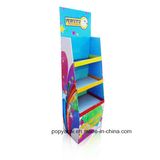 3 Tiers Cardboard Pegboard Display Shelf Floor Display