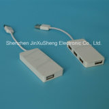 USB2.0 4port Ultra-Thin Hub for Computer and Laptop PC