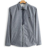 Mens Long Sleeves Casual Fashion 65/35tc Shirt (WXM402)