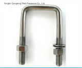 Stainless Steel U-Bolts/U Type Bolt//Square U Bolt with Nuts
