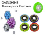 Gainshine Transparency Color TPE Material Manufacturer for PP&Wheel Encapsulation