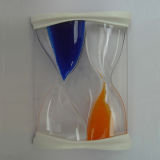 Double Acrylic Liquid Hourglass, Timer for Home Decoration