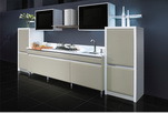 Lacquer Kitchen Cabinet (SL-L-22)