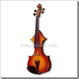 Ebony Parts Solid Wood 4/4 Electric Violin with Case (VE006)