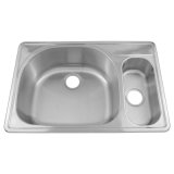 Stainless Steel Double Kitchen Sinks (D70L)