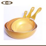 Metallic Coating Slip Fry Pan