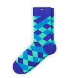 Diamond Pattern Cotton Socks