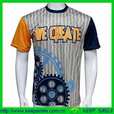 Custom Sublimation Boy's Lacrosse Short Sleeve Sports Shooting Shirts